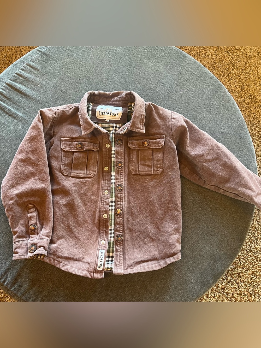 Fieldstone Kids' brown Button-Up Jacket